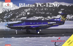 Bild von Pilatus PC-12 NG CH-Version Air Corviglia Jazzfestival Plastikmodellbausatz Amodel 1:72 Limited Edition